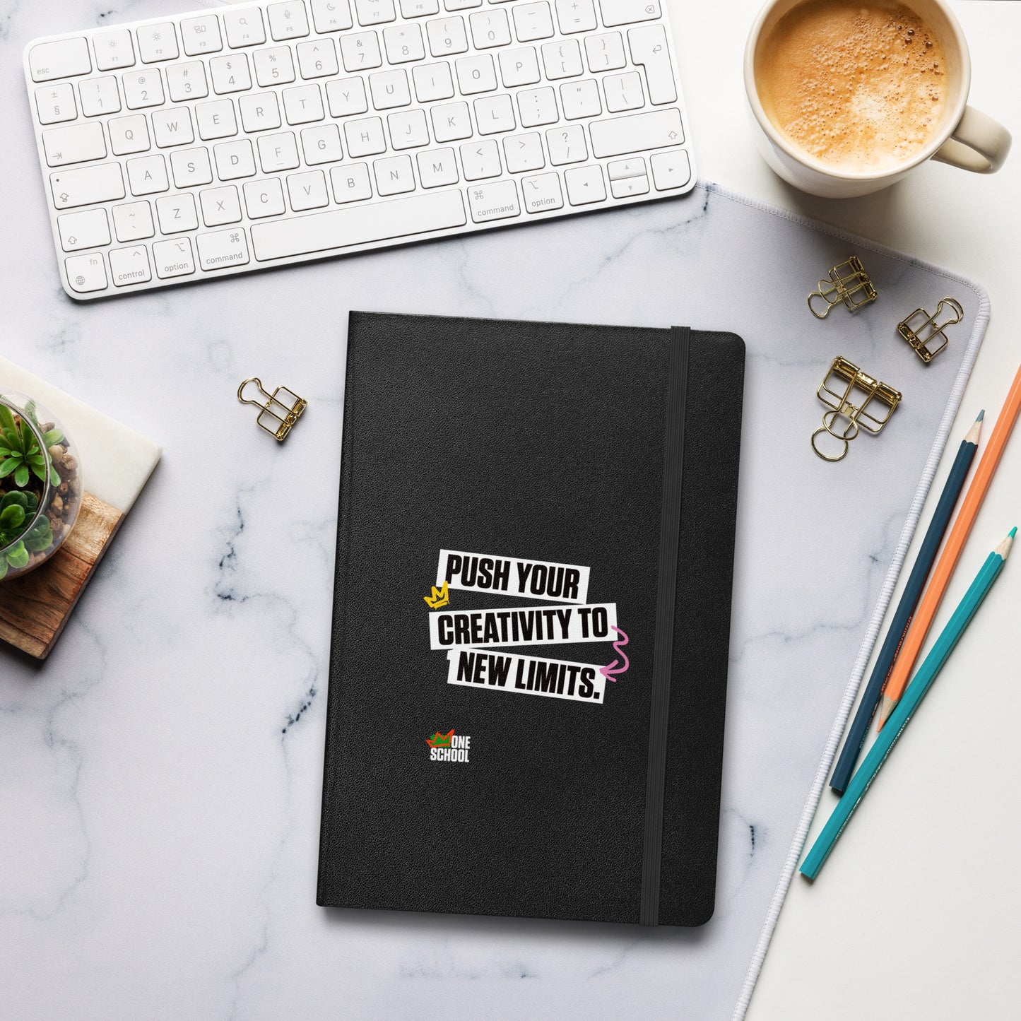 ONE School Hardcover bound notebook