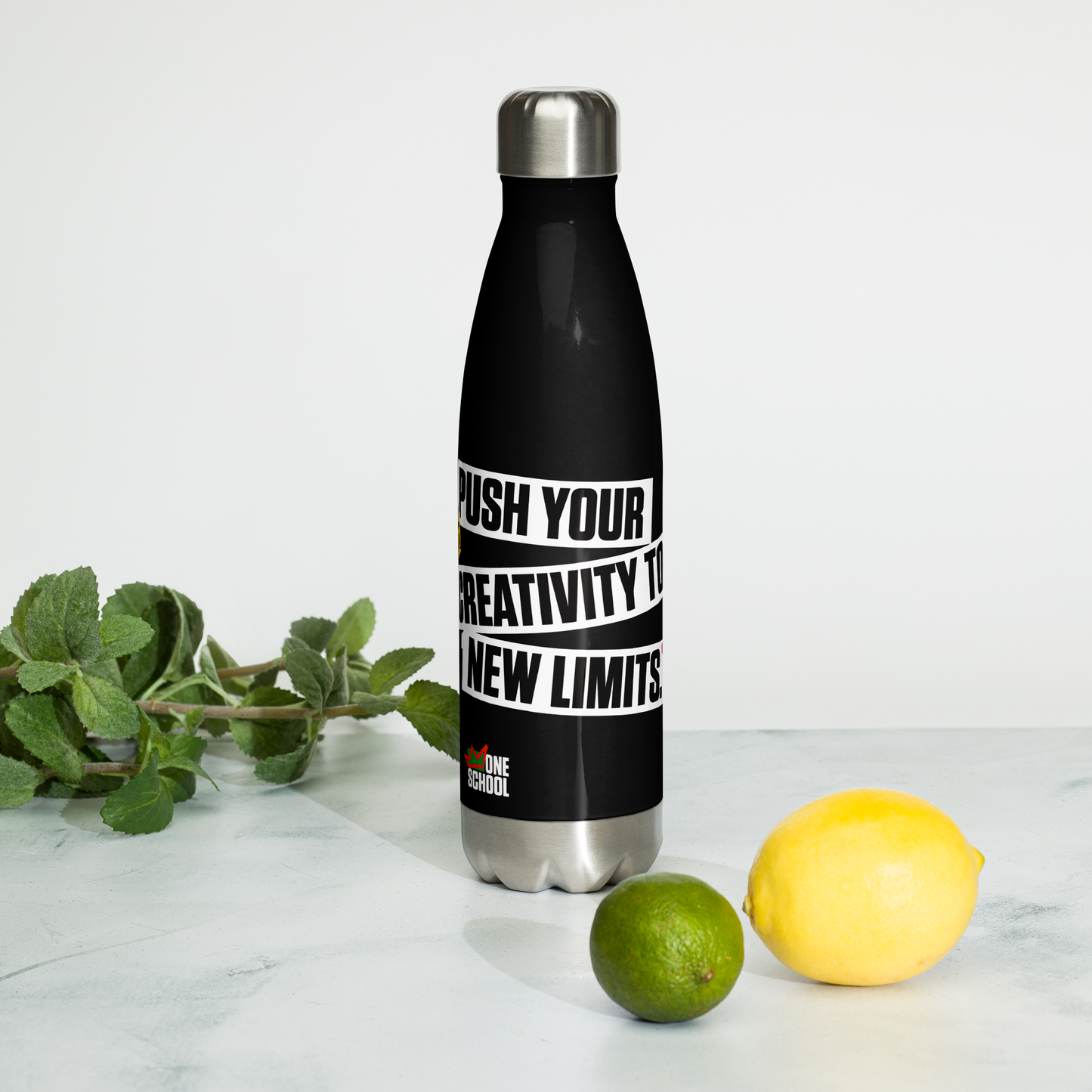 Stainless steel water bottle